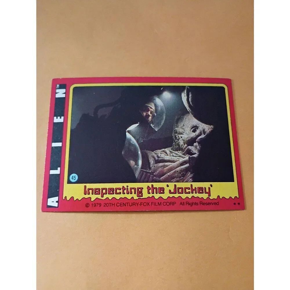 Vintage Collectible 1979 Alien Trading Card #45 20th Century Fox Raw Ungraded